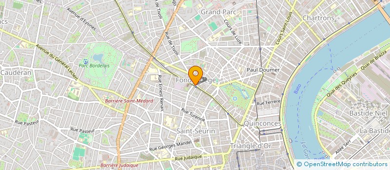 localisation de l'entreprise CABINET MIQUEL  BORDEAUX