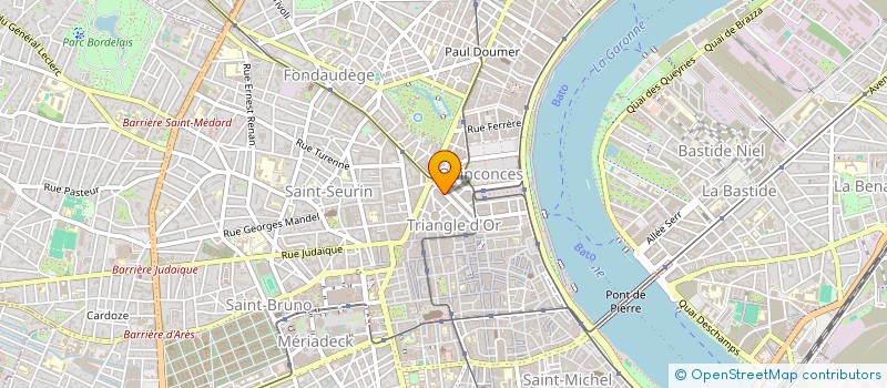 localisation de l'entreprise CABINET MIRAT RENARD à BORDEAUX