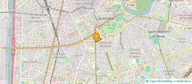 localisation de l'entreprise CABINET MOHTADI BENHAMICHE à GRENOBLE