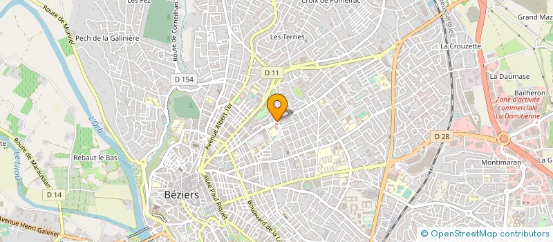 localisation de l'entreprise CABINET MOLLEVI  BEZIERS