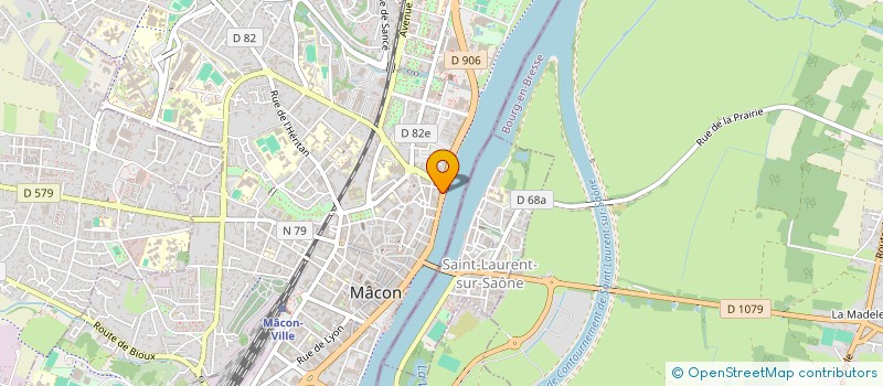 localisation de l'entreprise CABINET MONIN à MACON