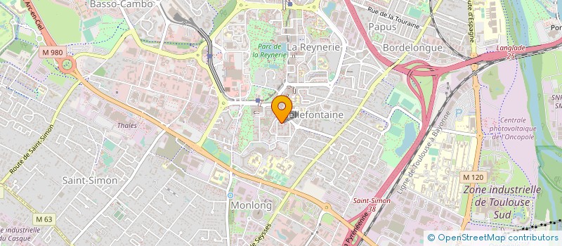 localisation de l'entreprise CABINET MONSEGUR REINARD à TOULOUSE
