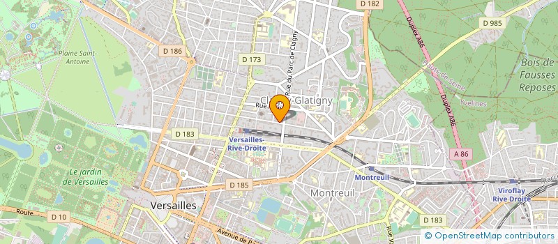 localisation de l'entreprise CABINET MORIO à VERSAILLES