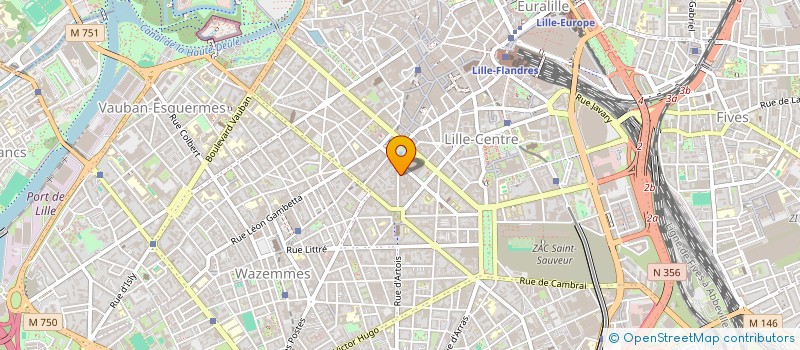 localisation de l'entreprise CABINET MORLET à LILLE