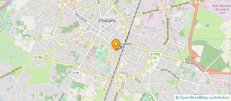 localisation de l'entreprise CABINET MORNET ASSURANCES à CHALLANS
