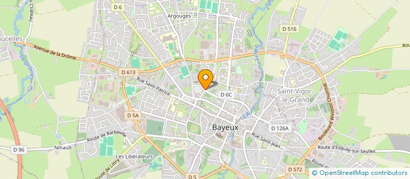 localisation de l'entreprise CABINET MORRY à BAYEUX