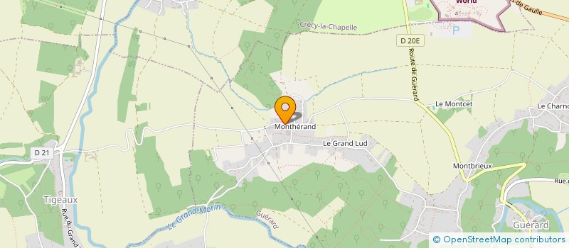 localisation de l'entreprise CABINET MOSSELMANS ROMUALD  GUERARD