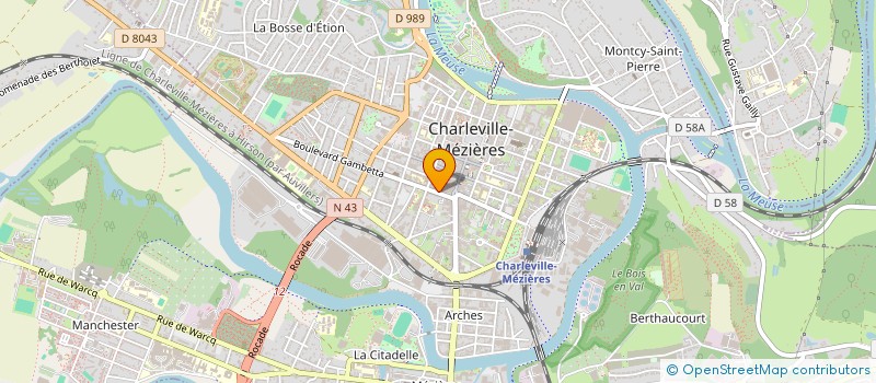localisation de l'entreprise CABINET MOUSTAPHA à CHARLEVILLE-MEZIERES