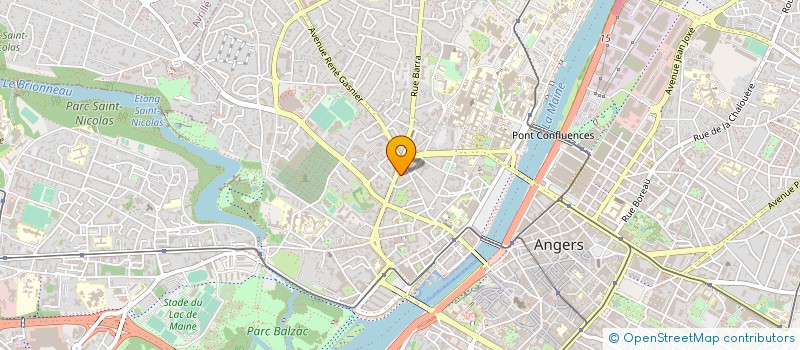 localisation de l'entreprise CABINET MRS MIARA LA FAURIE VANOUCHE à ANGERS