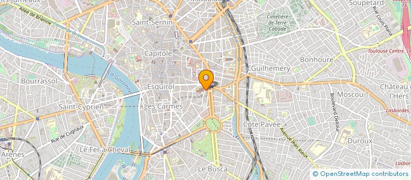 localisation de l'entreprise CABINET MTC IMMOBILIER ET PATRIMOINE à TOULOUSE