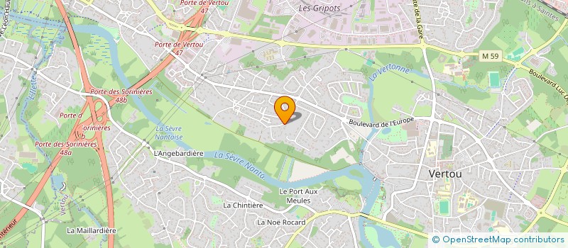 localisation de l'entreprise CABINET MTR  VERTOU