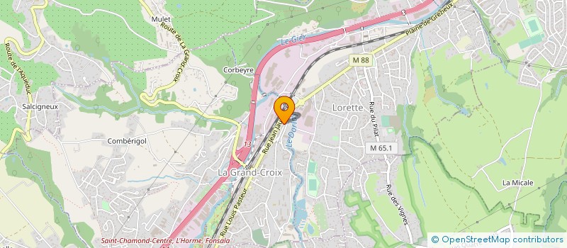 localisation de l'entreprise CABINET MV RENOVATION  LA GRAND-CROIX