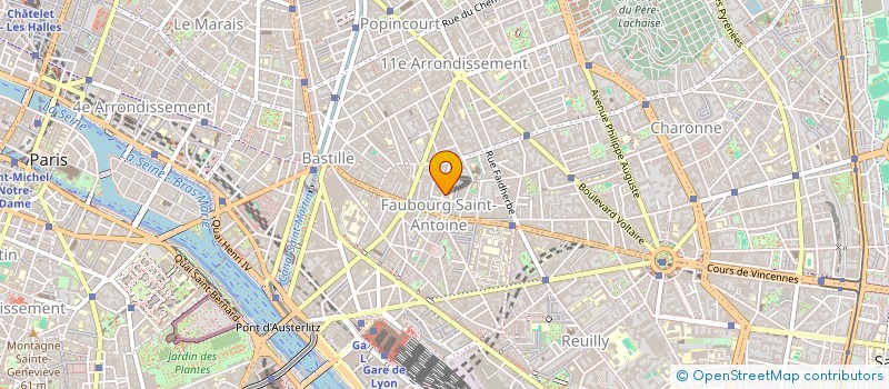 localisation de l'entreprise CABINET NADEAU à PARIS
