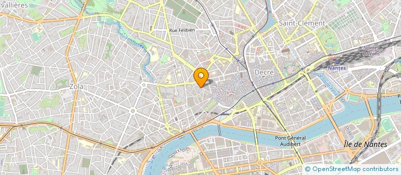 localisation de l'entreprise CABINET NANTES RACINE - JULIEN CAHAREL IMMOBILIER  NANTES