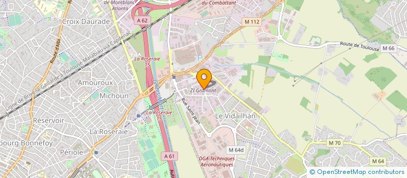 localisation de l'entreprise CABINET NATHALIE GAUPILLAT  BALMA