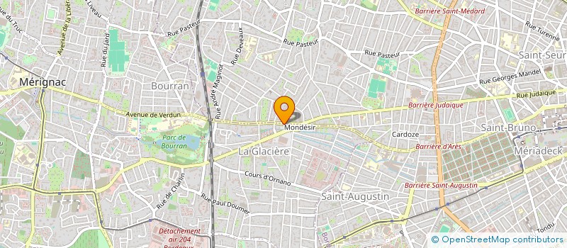 localisation de l'entreprise CABINET NBT  MERIGNAC