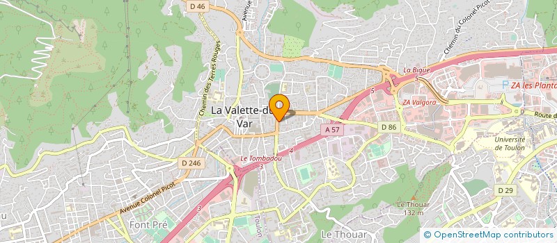 localisation de l'entreprise CABINET NEGRON ET ASSOCIES à LA VALETTE-DU-VAR