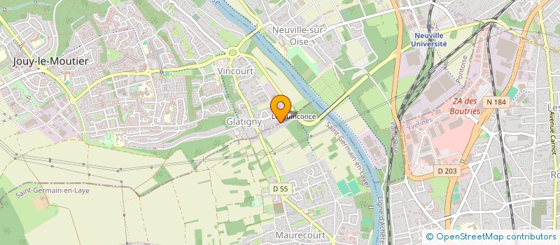localisation de l'entreprise CABINET NEREO RANDON à JOUY-LE-MOUTIER
