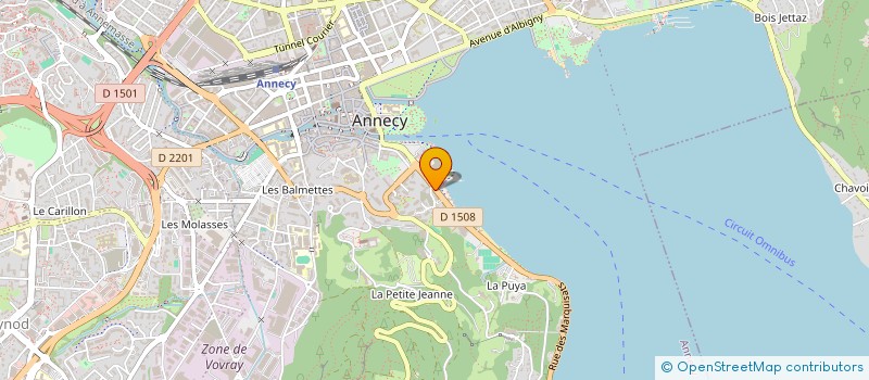 localisation de l'entreprise CABINET NGYEN à ANNECY