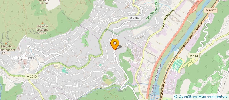 localisation de l'entreprise CABINET NIVOLA  SAINT-JEANNET