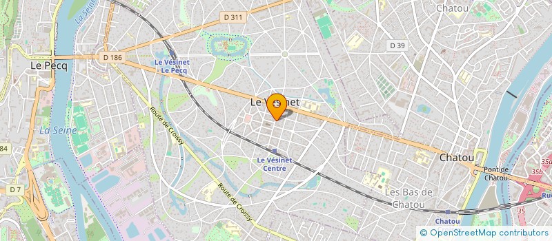 localisation de l'entreprise CABINET NIZARD à LE VESINET