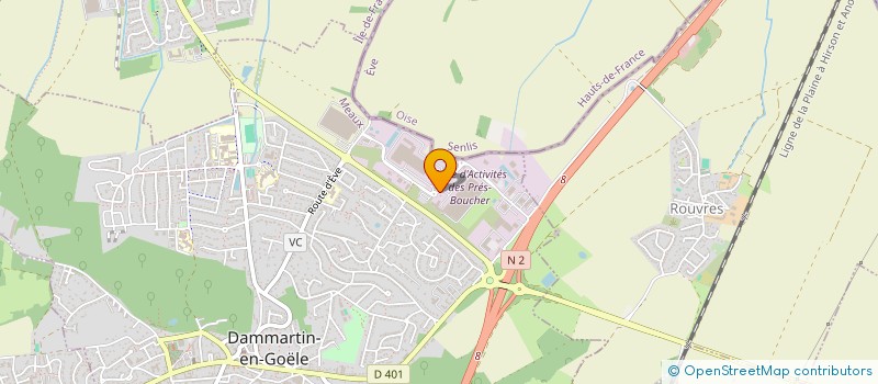 localisation de l'entreprise CABINET NJL  VILLEPINTE