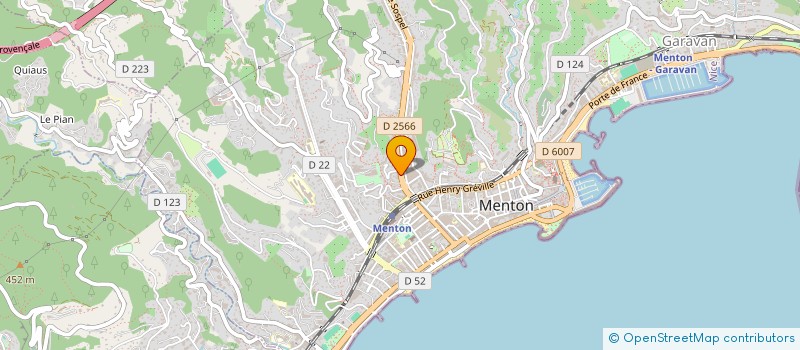 localisation de l'entreprise CABINET NOBLECOURT à MENTON