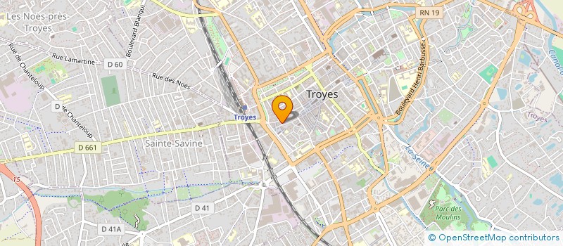 localisation de l'entreprise CABINET NOE IMMOBILIER à TROYES