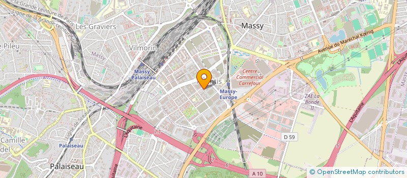 localisation de l'entreprise CABINET NOR GYNECOLOGIE à MASSY