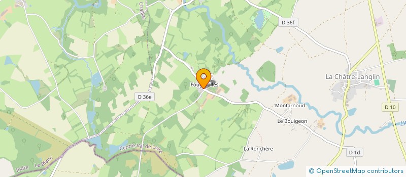 localisation de l'entreprise CABINET NORD EST SARL à LA CHATRE-LANGLIN