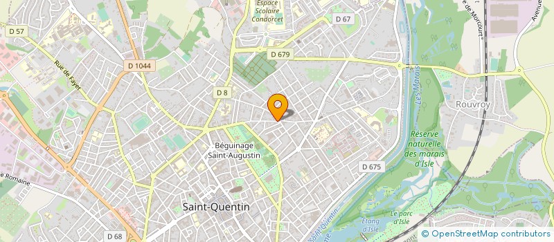 localisation de l'entreprise CABINET NORD PICARDIE à SAINT-QUENTIN