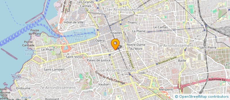 localisation de l'entreprise CABINET NORD-SUD CONSULTANTS ASSOCIES  MARSEILLE