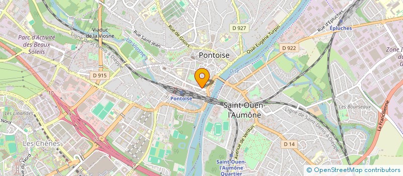 localisation de l'entreprise CABINET NS2L  PONTOISE