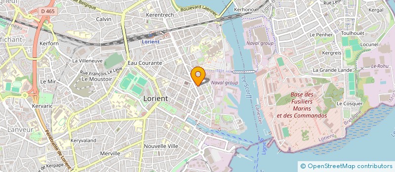 localisation de l'entreprise CABINET NUMISMATIQUE DE BRETAGNE à LORIENT