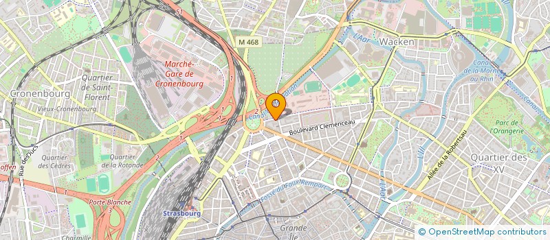 localisation de l'entreprise CABINET NUSS à STRASBOURG