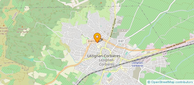 localisation de l'entreprise CABINET OCCITAN DIAGNOSTIC EXPERTISE CARTOGRAPHIE ONZE à LEZIGNAN-CORBIERES