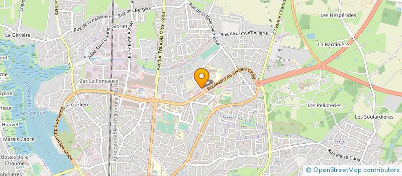 localisation de l'entreprise CABINET ODACE à LES SABLES D'OLONNE