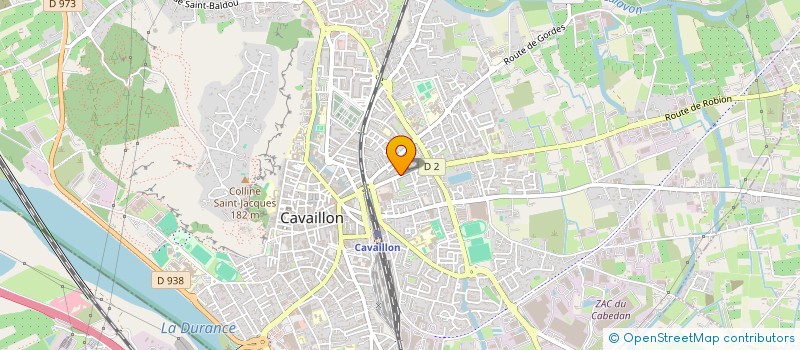 localisation de l'entreprise CABINET OLIVIER FENWICK  CAVAILLON