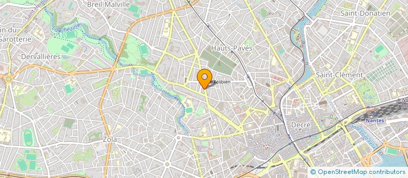 localisation de l'entreprise CABINET OLLIERIC à NANTES