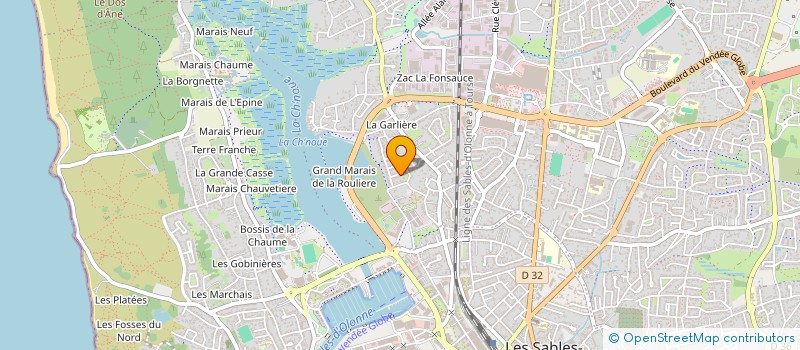 localisation de l'entreprise CABINET OLONNE CONSEIL à LES SABLES D'OLONNE