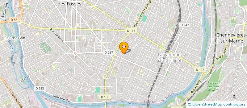 localisation de l'entreprise CABINET OP CONSEIL & DEVELOPPEMENT à SAINT-MAUR-DES-FOSSES