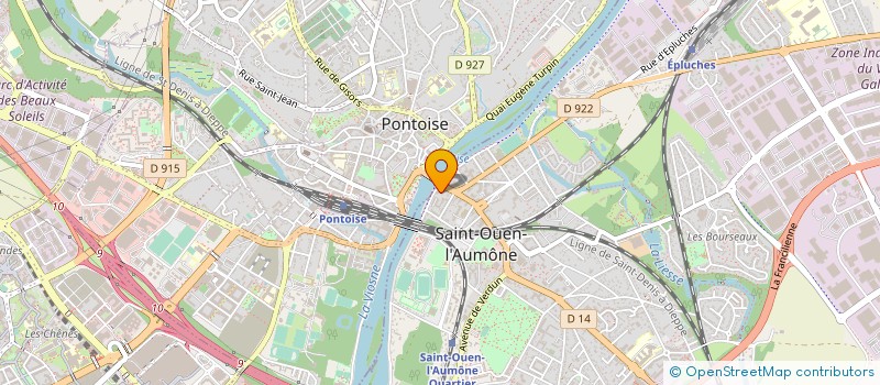 localisation de l'entreprise CABINET OPHTALMOLOGIE DU GRAND CERF à SAINT-OUEN-L'AUMONE