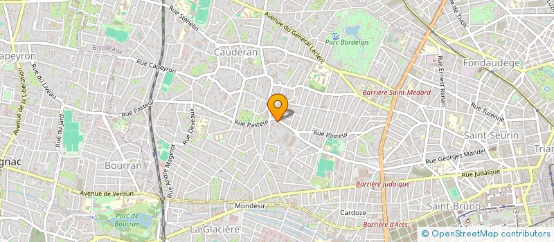 localisation de l'entreprise CABINET ORL ANTOINE DE FITTE  BORDEAUX