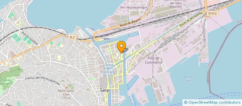 localisation de l'entreprise CABINET ORL DU DOCTEUR TORREILLES à SETE