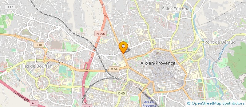 localisation de l'entreprise CABINET ORTHODONTIE DU DR COQUET-PELUSO à AIX-EN-PROVENCE
