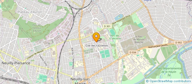 localisation de l'entreprise CABINET ORTHODONTIE NEUILLY SUR MARNE  NEUILLY-SUR-MARNE
