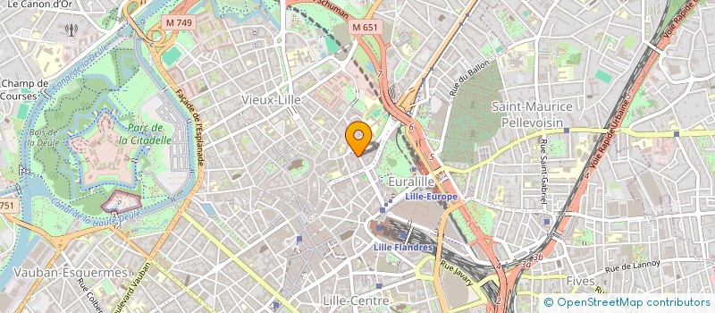 localisation de l'entreprise CABINET ORTHONDOTIE DRANCOURT QUANDALLE à LILLE