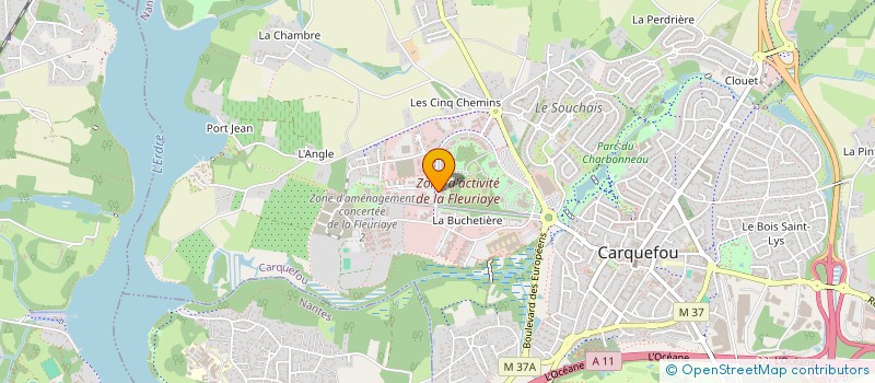 localisation de l'entreprise CABINET OUEST CONCILIATION RECOUVREMENT à CARQUEFOU