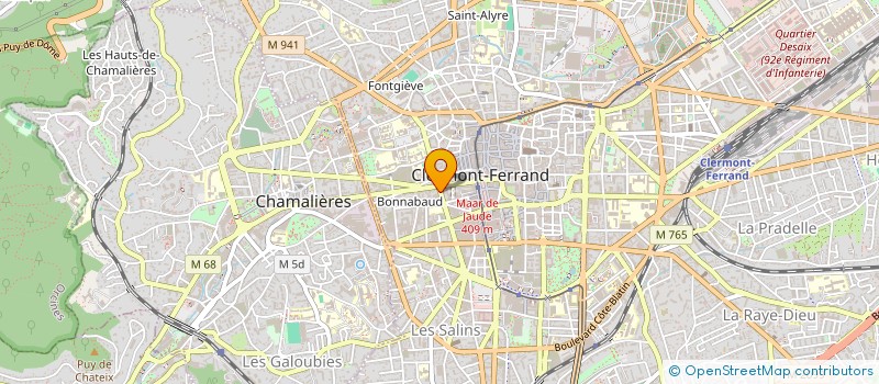 localisation de l'entreprise CABINET P ADANT à CLERMONT-FERRAND