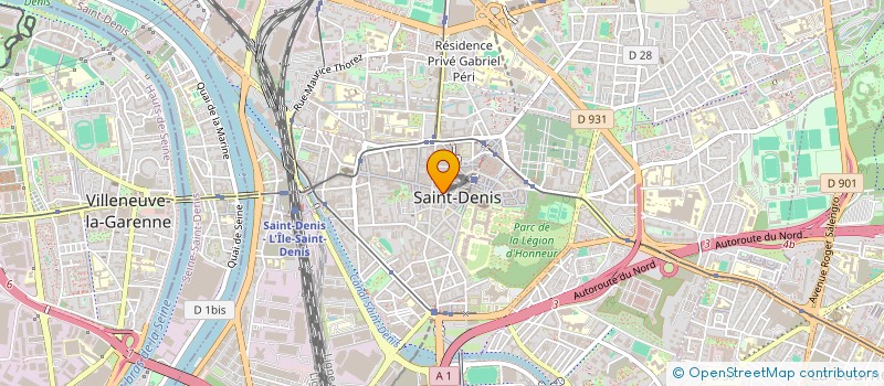 localisation de l'entreprise CABINET P. CORNU ET ASSOCIES  SAINT-DENIS